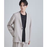 ライトグレー(011) | 【セットアップ対応】360度ストレッチノーカラージャケット | tk.TAKEO KIKUCHI