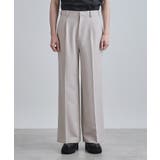 【セットアップ対応】360度ストレッチ ワイドストレートパンツ | tk.TAKEO KIKUCHI | 詳細画像14 