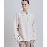 ハーフジップニットポロシャツ | tk.TAKEO KIKUCHI | 詳細画像2 