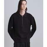 ハーフジップニットポロシャツ | tk.TAKEO KIKUCHI | 詳細画像9 