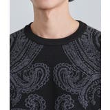 【洗える】ペイズリーニットプルオーバー | tk.TAKEO KIKUCHI | 詳細画像13 