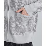 【洗える】ペイズリージップカーディガン | tk.TAKEO KIKUCHI | 詳細画像15 