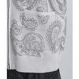 【洗える】ペイズリージップカーディガン | tk.TAKEO KIKUCHI | 詳細画像16 