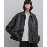 シンセティックレザーフライトジャケット | tk.TAKEO KIKUCHI | 詳細画像7 