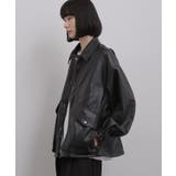 シンセティックレザーフライトジャケット | tk.TAKEO KIKUCHI | 詳細画像8 