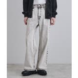 オフホワイト(003) | ワイドストレートレッグデニム | tk.TAKEO KIKUCHI