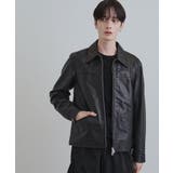 ブラック(019) | 【本革】レザースポーツジャケット | tk.TAKEO KIKUCHI