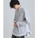 レイヤードストライプシャツ | tk.TAKEO KIKUCHI | 詳細画像22 