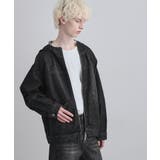 【セットアップ対応】デニムフードブルゾン | tk.TAKEO KIKUCHI | 詳細画像2 