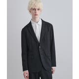 【上下2点セット】洗えるピンヘッドストレッチセットアップ/ビジネスOK | tk.TAKEO KIKUCHI | 詳細画像5 