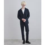 【上下2点セット】洗えるピンヘッドストレッチセットアップ/ビジネスOK | tk.TAKEO KIKUCHI | 詳細画像37 