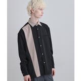 パネルカット ジップシャツ | tk.TAKEO KIKUCHI | 詳細画像6 