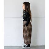 【110‐150/ウエストゴム】サイドボタンワイドパンツ | THE SHOP TK | 詳細画像12