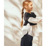 ネイビー(093) | 【100-140】ニットベストレイヤード風チュニック | THE SHOP TK