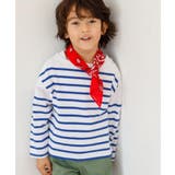 ライトブルー(391) | 【100-140】【MONT KEMMEL別注】バスクボーダーTシャツ | THE SHOP TK