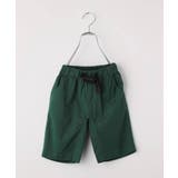 ダークグリーン(023) | 【100-140】【サラッと快適/ストレッチ】ハーフパンツ | THE SHOP TK