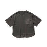 ディープグレー(015) | ピグメントフハクドッキングTシャツ | THE SHOP TK