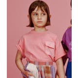ピンク(072) | ピグメントフハクドッキングTシャツ | THE SHOP TK