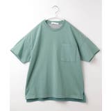 ライトグリーン(021) | 【150-160】ストライプドッキングTシャツ | THE SHOP TK