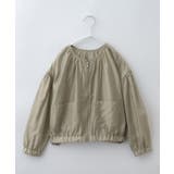 ベージュ(052) | 【110-160/親子リンク風】シアーブルゾン | THE SHOP TK