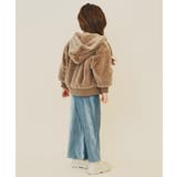 【100－150】ファーフードジップブルゾン/洗濯機OK | THE SHOP TK | 詳細画像3 