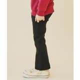【110－160/裏起毛】あったかのびーるフレアパンツ/洗濯機OK | THE SHOP TK | 詳細画像6 