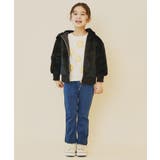 【110－160/裏起毛】あったかのびーるフレアパンツ/洗濯機OK | THE SHOP TK | 詳細画像7 