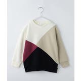オフホワイト(503) | 【100-160/裏起毛】ブロッキングプルオーバー/洗濯機OK | THE SHOP TK