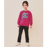 【110-150/裏起毛】ぷっくりロゴプルオーバー/洗濯機OK | THE SHOP TK | 詳細画像1 