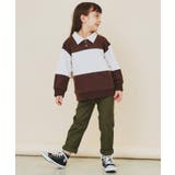 【110-160】バイカラーラガー裏毛プルオーバー | THE SHOP TK | 詳細画像3 