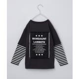 【110-160】レイヤード風デニムアップリケロンTee | THE SHOP TK | 詳細画像11