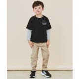 【110-160】レイヤード風デニムアップリケロンTee | THE SHOP TK | 詳細画像4