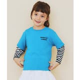 【110-160】レイヤード風デニムアップリケロンTee | THE SHOP TK | 詳細画像6