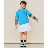 【110-160】レイヤード風デニムアップリケロンTee | THE SHOP TK | 詳細画像7