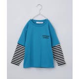 【110-160】レイヤード風デニムアップリケロンTee | THE SHOP TK | 詳細画像22