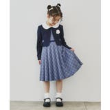 【120－130】チェックワンピース＆ジャケットセット | THE SHOP TK | 詳細画像2 