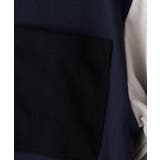 【100-150】ブロッキング長袖Tシャツ/洗濯機OK | THE SHOP TK | 詳細画像13 
