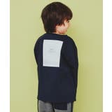 ネイビー(194) | 【120-150】フォトプリント長袖Tシャツ/洗濯機OK | THE SHOP TK