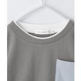 【110-160】レイヤー風ポケットTシャツ/洗濯機OK | THE SHOP TK | 詳細画像8 
