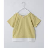 【110-160】キーネックレイヤード風Tシャツ/洗濯機OK | THE SHOP TK | 詳細画像14 