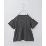 【110-150】シャーリングロゴTシャツ/ママとおそろい・洗濯機OK | THE SHOP TK | 詳細画像14