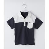 【110－150】切り替えポロシャツ/洗濯機OK | THE SHOP TK | 詳細画像5 