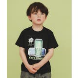 ブラック(019) | 【110－150】色が変わる！スパンコール半袖Tシャツ/洗える | THE SHOP TK
