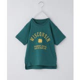 グリーン(022) | 【110－160/6色展開】コットン半袖Tシャツ/洗濯機OK | THE SHOP TK