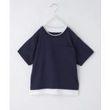 【110－160】レイヤード風半袖Tシャツ/洗濯機OK | THE SHOP TK | 詳細画像3 