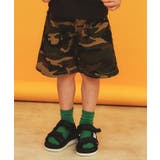 【110－160】デニム＆カモフラ柄ハーフパンツ/洗濯機OK | THE SHOP TK | 詳細画像1 