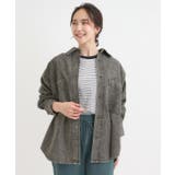 【S-LL】こなれ感をプラスする BIGポケットデニムシャツ | Cutie Blonde | 詳細画像1