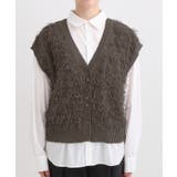 【前後2WAY】着るだけで着映える ループヤーンベスト | Cutie Blonde | 詳細画像22