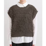 【前後2WAY】着るだけで着映える ループヤーンベスト | Cutie Blonde | 詳細画像28