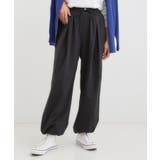 【2WAY/S-LL】シルエット変化を楽しめる ドロスト ワイドカーブパンツ | Cutie Blonde | 詳細画像3